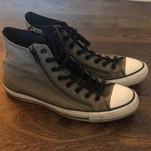 Grey Converse Zip All Stars